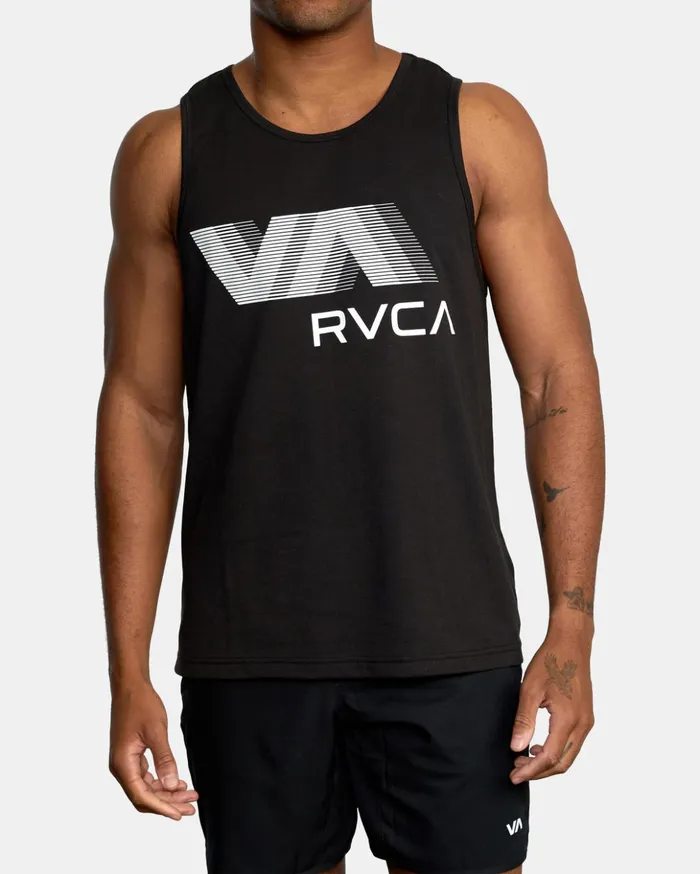 RVCA Tank Tops VA RVCA Blur Tank Top Black 8211 Men