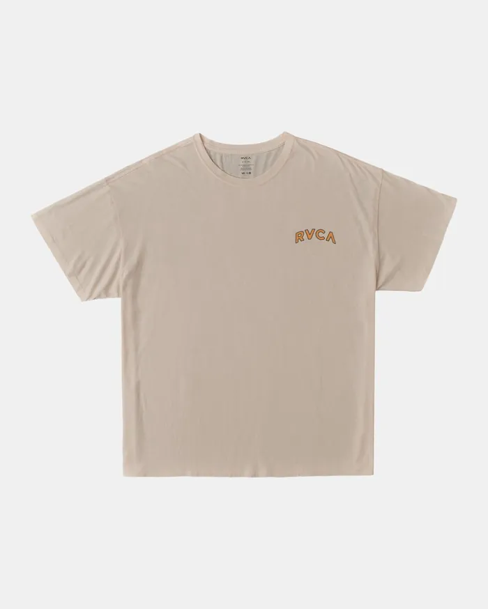 RVCA Tees Tanks Banjo Tee Chalk 8211 Women