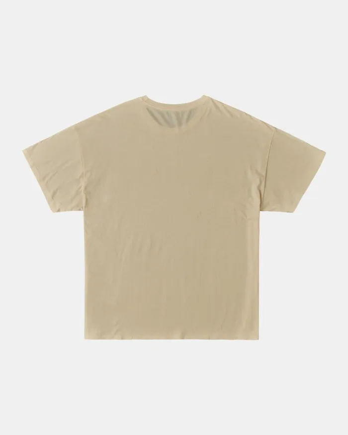 RVCA Tees Tanks Colin Sussingham Float Tee Cream 8211 Women