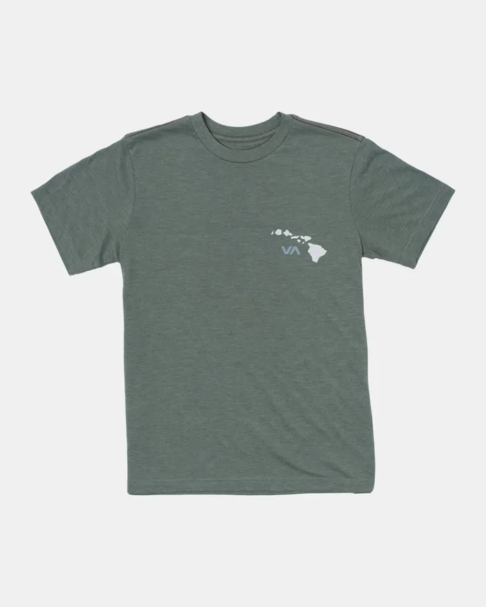 RVCA Tees Tanks ISLAND RADIO SS Jade 8211 Boys