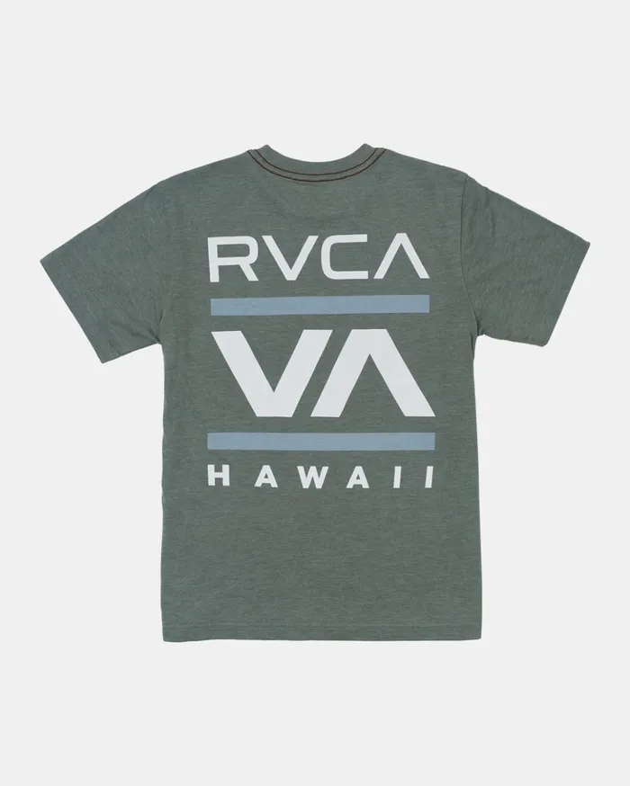 RVCA Tees Tanks ISLAND RADIO SS Jade 8211 Boys