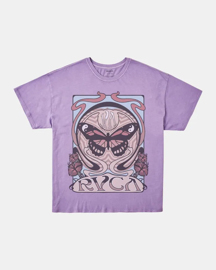 RVCA Tees Tanks Nouveau Tee Violet 8211 Women