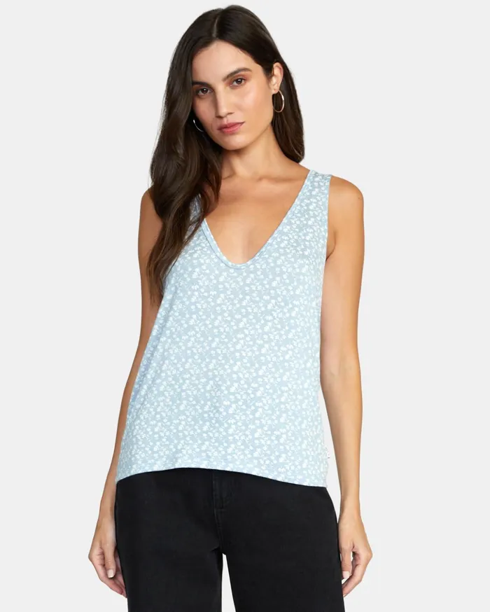 RVCA Tops Minted Tank Top Skyway 8211 Women