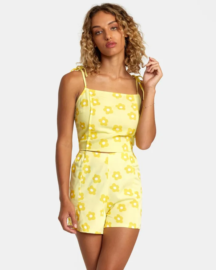 RVCA Tops Nicky Cami Tank Top Pineapple 8211 Women