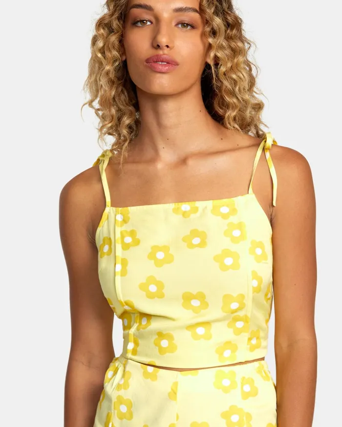 RVCA Tops Nicky Cami Tank Top Pineapple 8211 Women