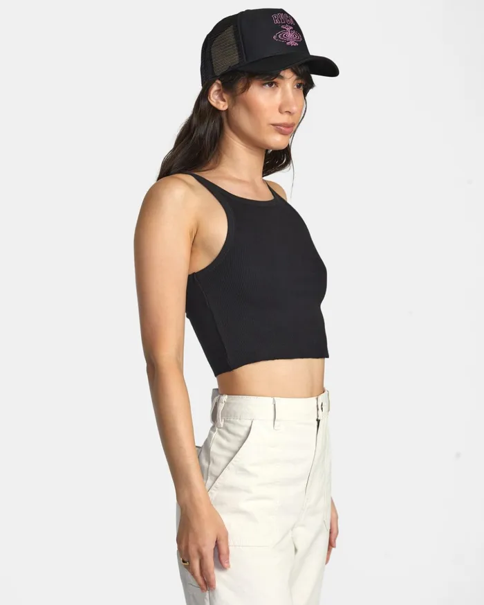 RVCA Tops Slide Tank Top Rvca Black 8211 Women
