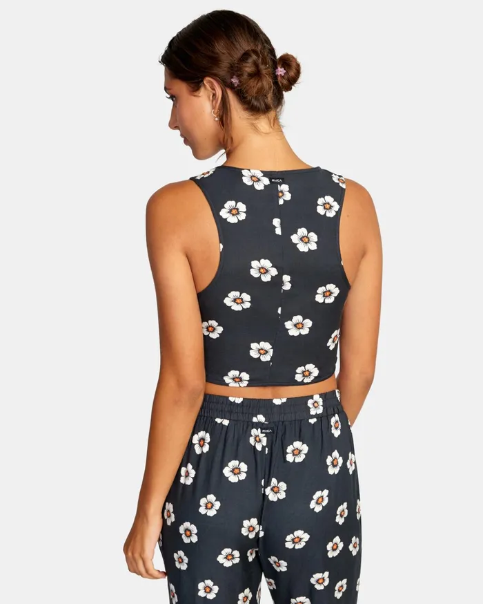 RVCA Tops Summer Love Vest Pirate Black 8211 Women