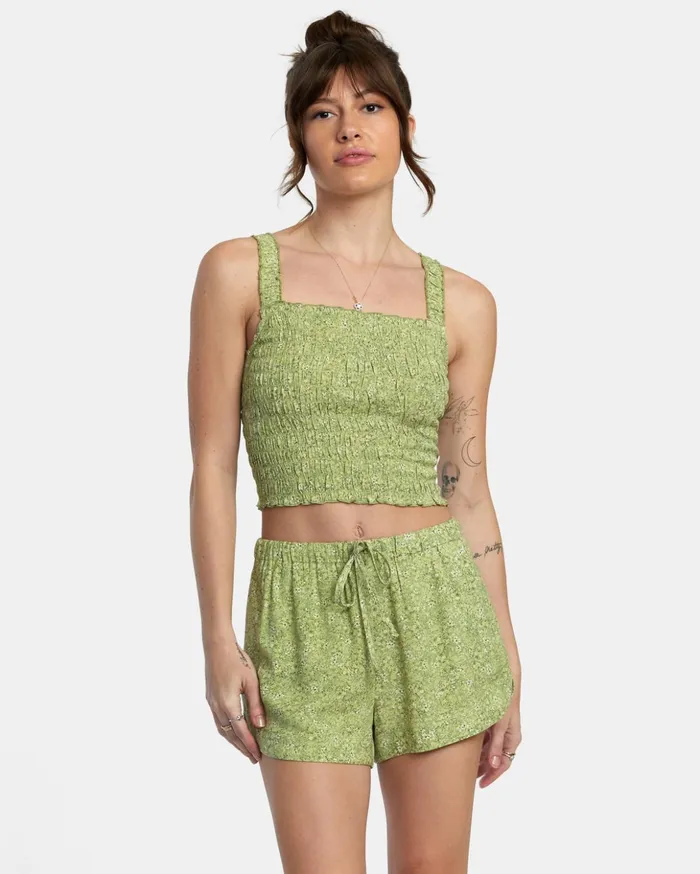 RVCA Tops Terrace Tank Top Fern 8211 Women