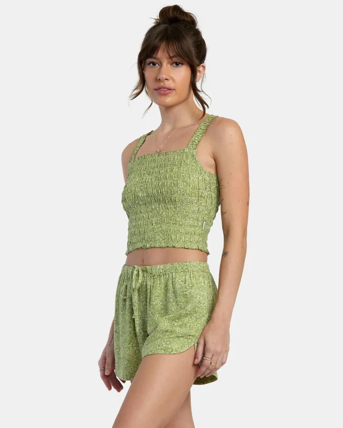 RVCA Tops Terrace Tank Top Fern 8211 Women