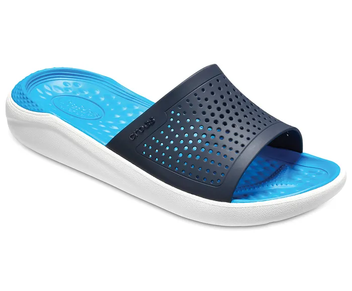 Sandals LiteRide Slide Navy White Crocs WomenMen
