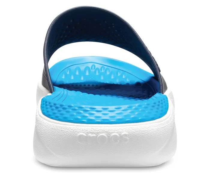 Sandals LiteRide Slide Navy White Crocs WomenMen