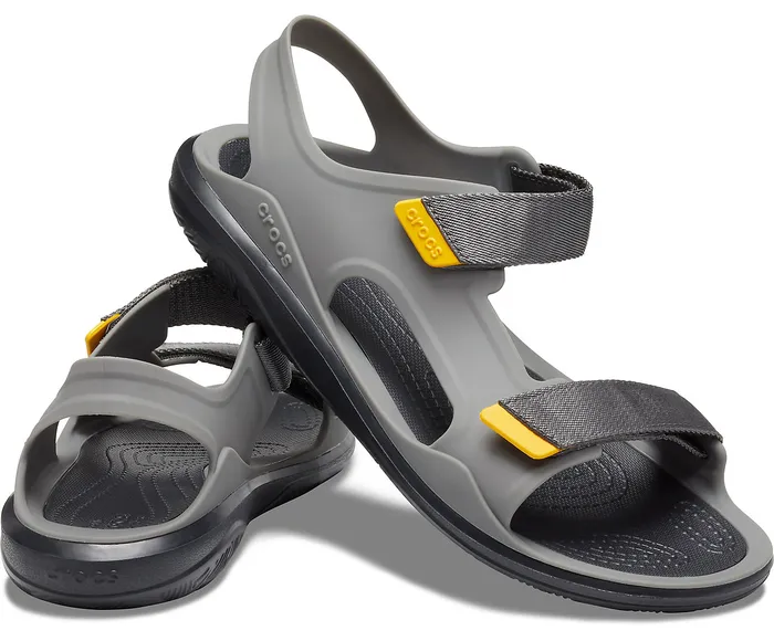 Sandals Men Crocs Swiftwater Expedition Sandal Slate GreyBlack
