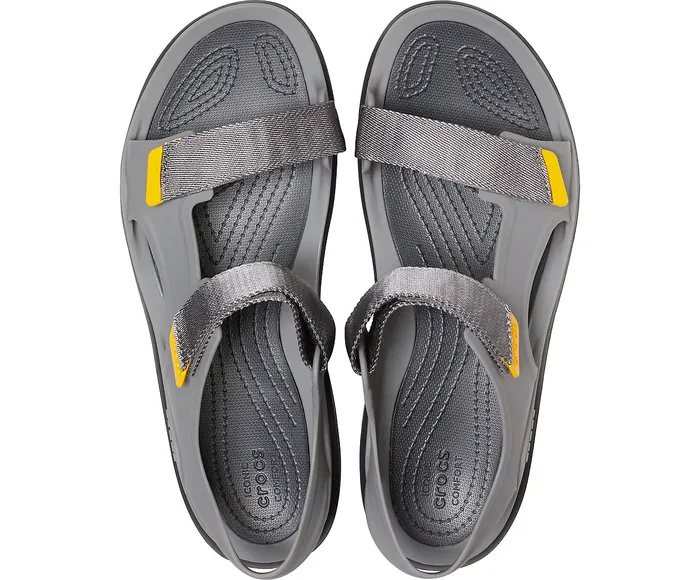 Sandals Men Crocs Swiftwater Expedition Sandal Slate GreyBlack