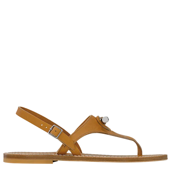 Sandals Women Longchamp Longchamp x KJacques Sandals Natural