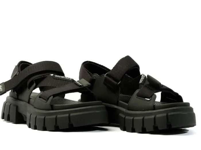 Sandals Women PALLADIUM REVOLT SANDAL MONO Black Sandals Women PALLADIUM REVOLT SANDAL MONO Black