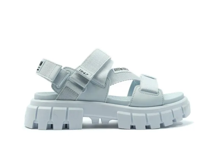 Sandals Women PALLADIUM REVOLT SANDAL MONO Blue Art