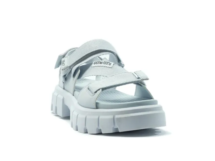 Sandals Women PALLADIUM REVOLT SANDAL MONO Blue Art Sandals Women PALLADIUM REVOLT SANDAL MONO Blue Art