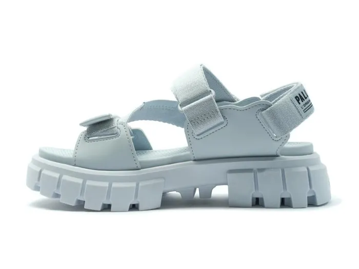 Sandals Women PALLADIUM REVOLT SANDAL MONO Blue Art Sandals Women PALLADIUM REVOLT SANDAL MONO Blue Art