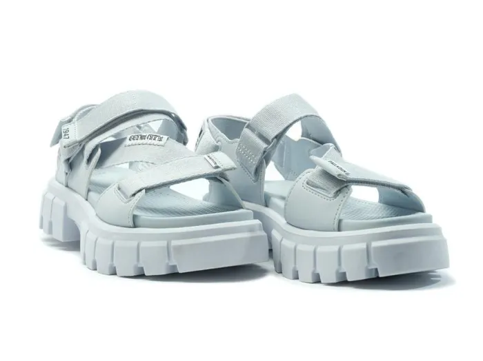 Sandals Women PALLADIUM REVOLT SANDAL MONO Blue Art Sandals Women PALLADIUM REVOLT SANDAL MONO Blue Art