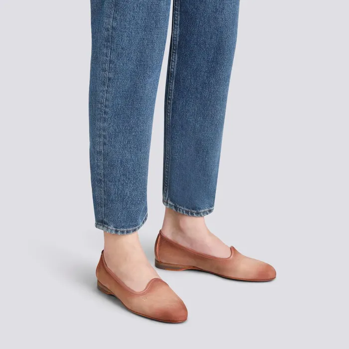 Santoni Pink Suede Loafer Women Loafers