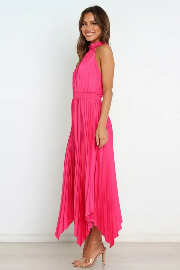 Satin Dresses Dominique Dress Pink Petal and Pup Women