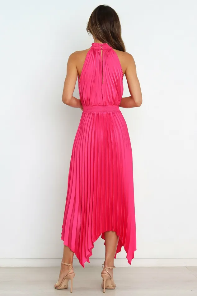 Satin Dresses Dominique Dress Pink Petal and Pup Women