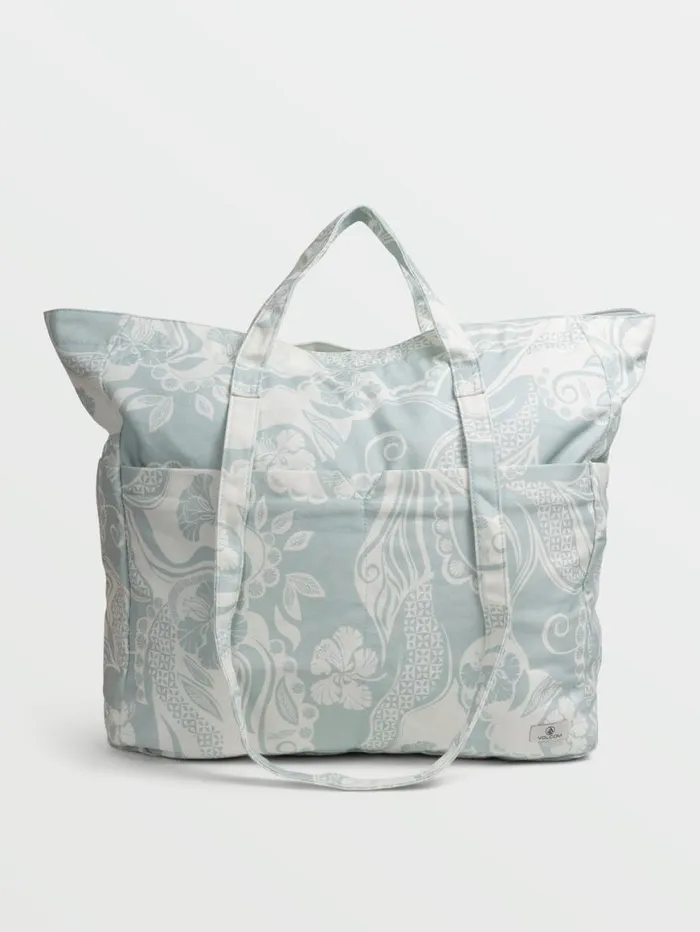 Schoolyard Canvas Tote 8211 Cream Womens Volcom Bags and Backpacks