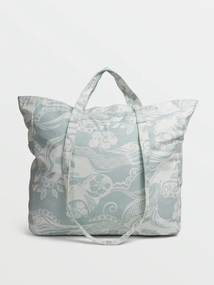 Schoolyard Canvas Tote 8211 Cream Womens Volcom Bags and Backpacks