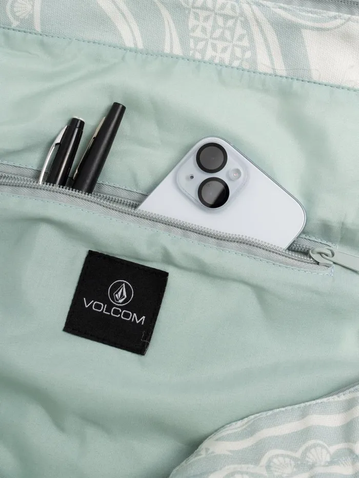 Schoolyard Canvas Tote 8211 Cream Womens Volcom Bags and Backpacks