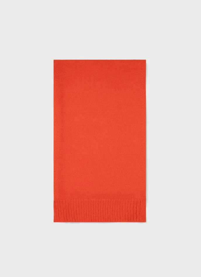 Scottish Lambswool Scarf Magma WomenMen SUNSPEL Hats Scarves Gloves