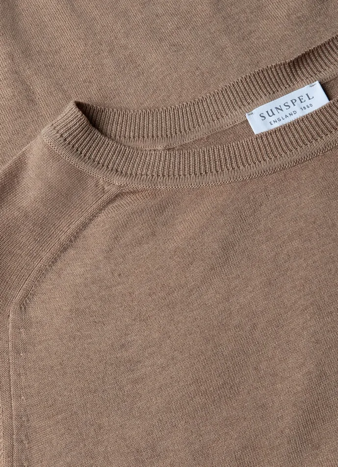 Sea Island Cashmere Crew Neck Jumper Oat Knitwear ussunspel Men Sea Island Cashmere Crew Neck Jumper Oat Knitwear ussunspel Men