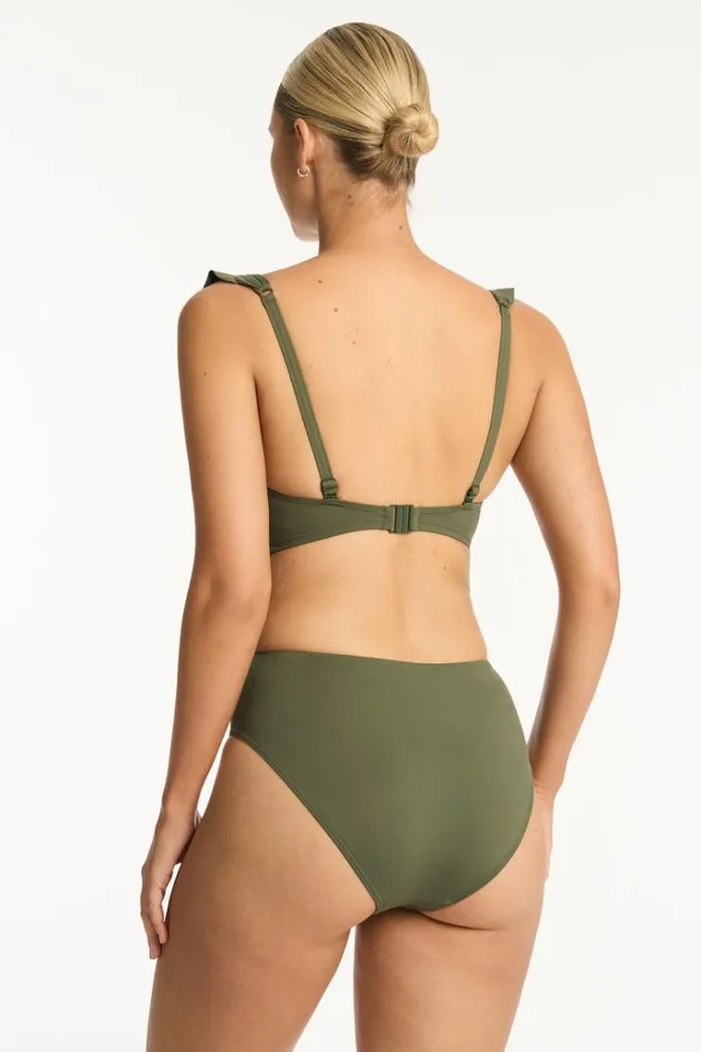 Sea Level Bottoms Eco Essentials Retro High Waist Pant Eco Essentials Khaki 8211 Women Sea Level Bottoms Eco Essentials Retro High Waist Pant Eco Essentials Khaki 8211 Women