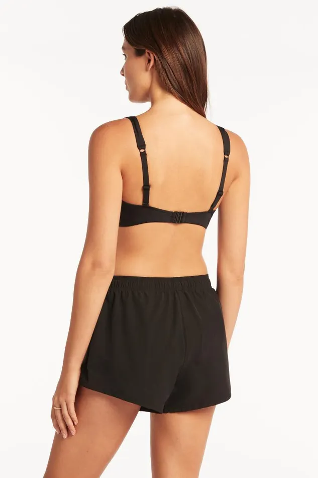 Sea Level Bottoms Eco Essentials Surf Short Eco Essentials Black 8211 Women