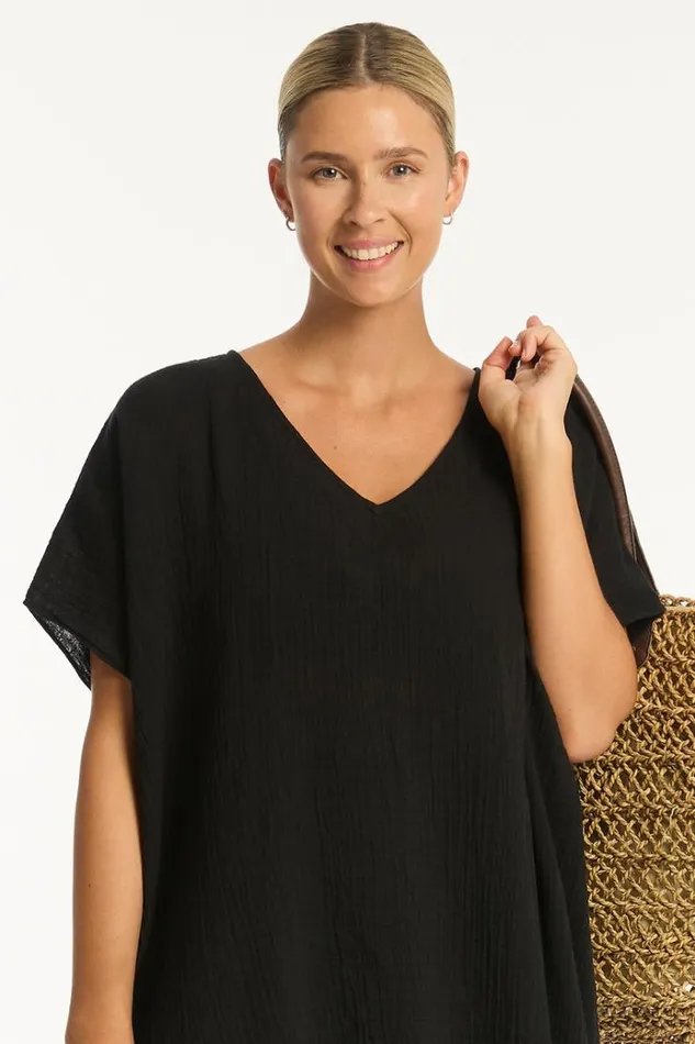 Sea Level Kaftans Sunset Kaftan Sunset Black 8211 Women