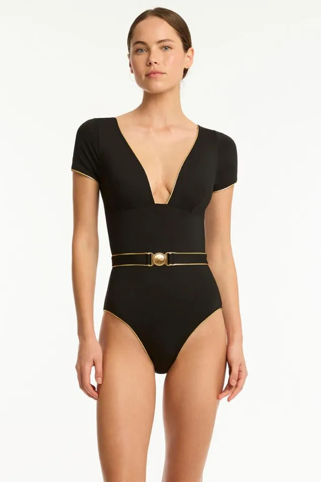 Sea Level One Pieces Piper Short Sleeve One Piece Piper 8211 Women