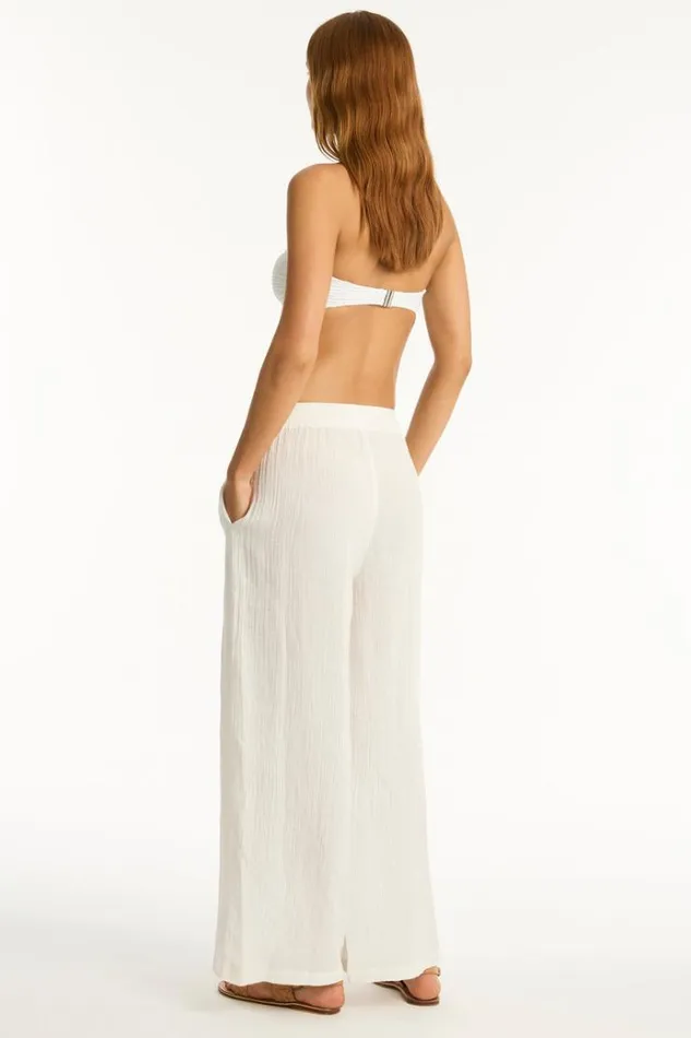 Sea Level Pants Sunset Beach Pant Sunset White 8211 Women