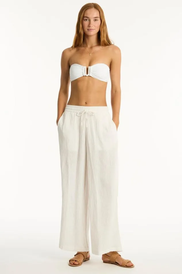 Sea Level Pants Sunset Beach Pant Sunset White 8211 Women