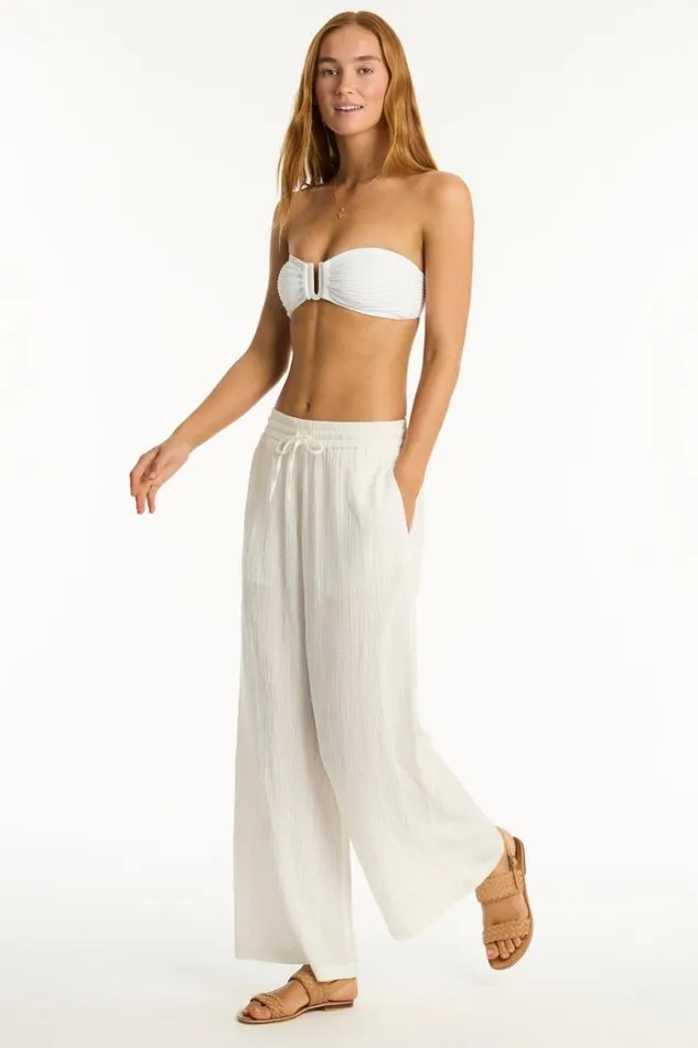 Sea Level Pants Sunset Beach Pant Sunset White 8211 Women