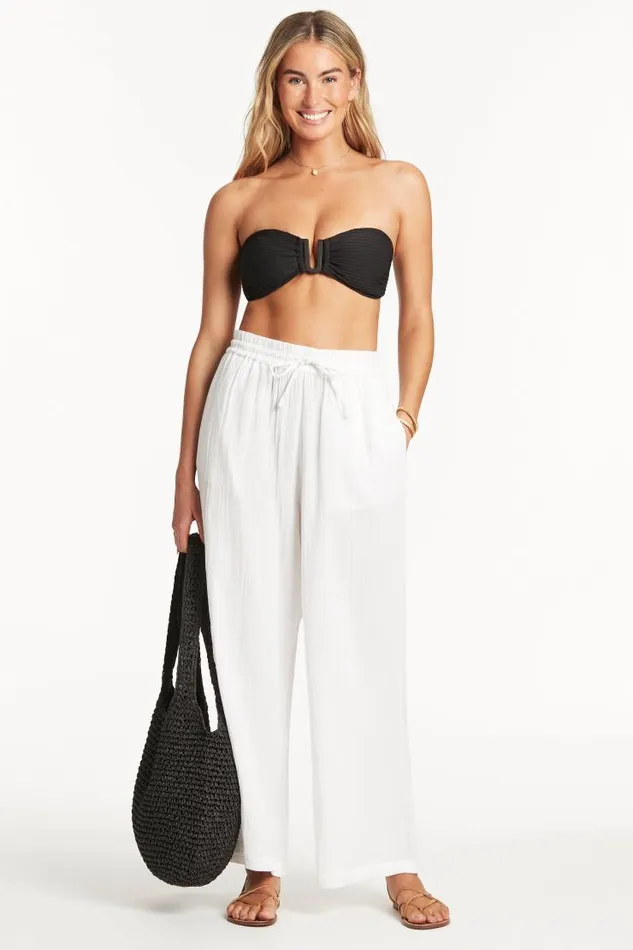 Sea Level Pants Sunset Beach Pant Sunset White 8211 Women