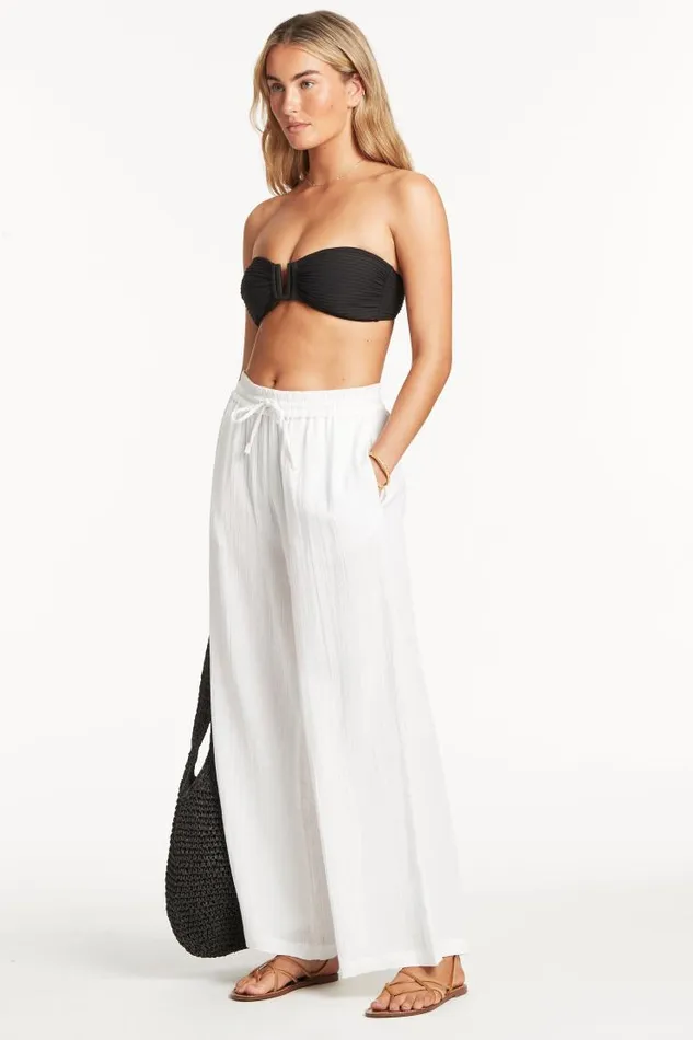 Sea Level Pants Sunset Beach Pant Sunset White 8211 Women