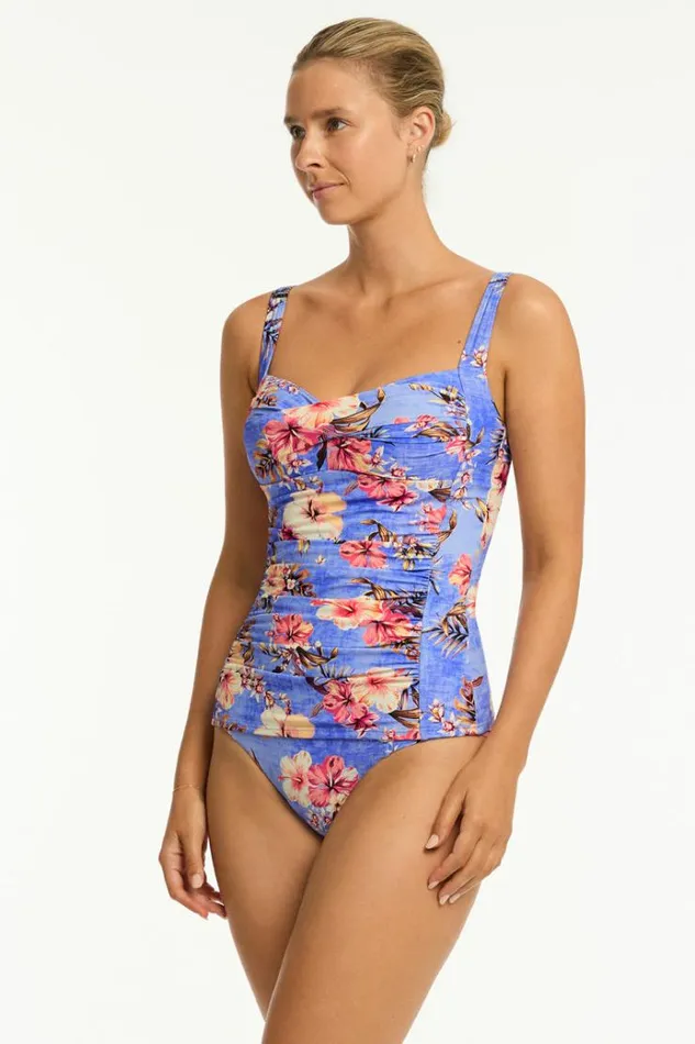Sea Level Tankinis and Singlets Blue Hawaii Twist Front Tankini Blue Hawaii 8211 Women Sea Level Tankinis and Singlets Blue Hawaii Twist Front Tankini Blue Hawaii 8211 Women