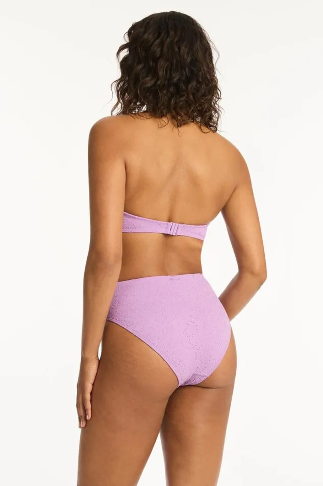 Sea Level Tops Interlace Seamless Bandeau Interlace Lavender 8211 Women