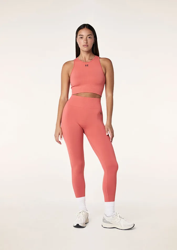 Seamless Women PE Nation RESTORE SEAMLESS LEGGING IN BRICK RED