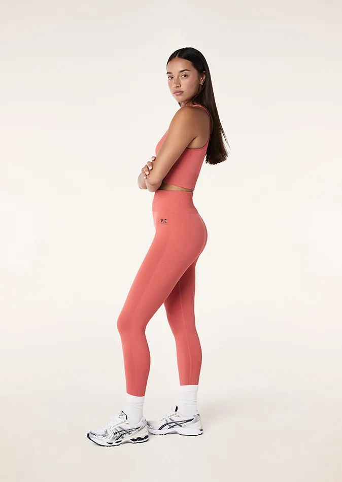Seamless Women PE Nation RESTORE SEAMLESS LEGGING IN BRICK RED