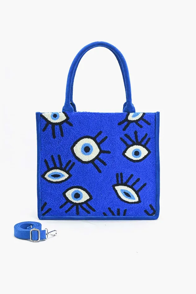 Sephire Whimsical Wonder Eye Tote Women Totes America and Beyond