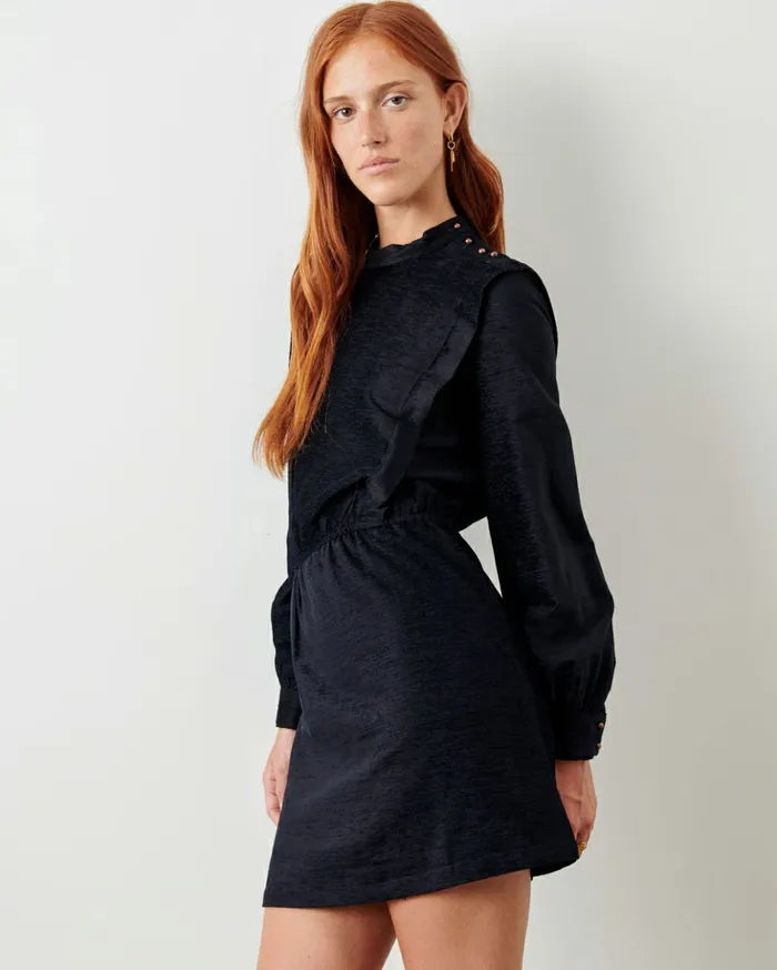 Sessn Womens Dresses White album Dark Navy