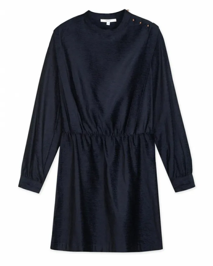 Sessn Womens Dresses White album Dark Navy