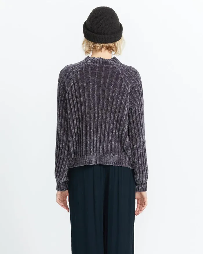 She Savage Sweater 8211 Dark Grey Womens Volcom Sweaters and Cardigans