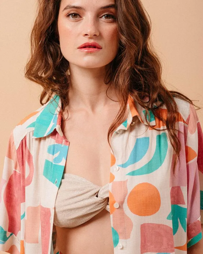 SHIRT BEIGE MOMENT Shop Grace and Mila Shortsleeves Shirts