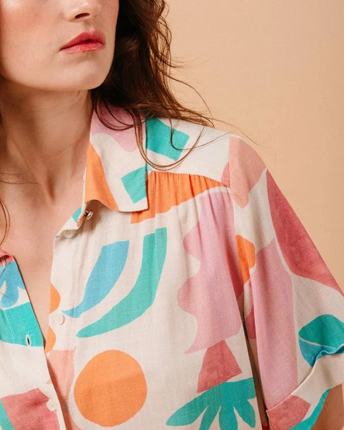 SHIRT BEIGE MOMENT Shop Grace and Mila Shortsleeves Shirts